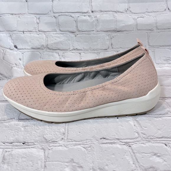 NATURALIZER "Philippa" Perforated Slip Ons Pink-9.5 - Picture 2 of 7
